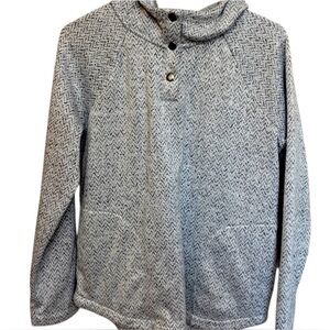 Kyodan Hooded Athletic Sweatshirt Medium Gray